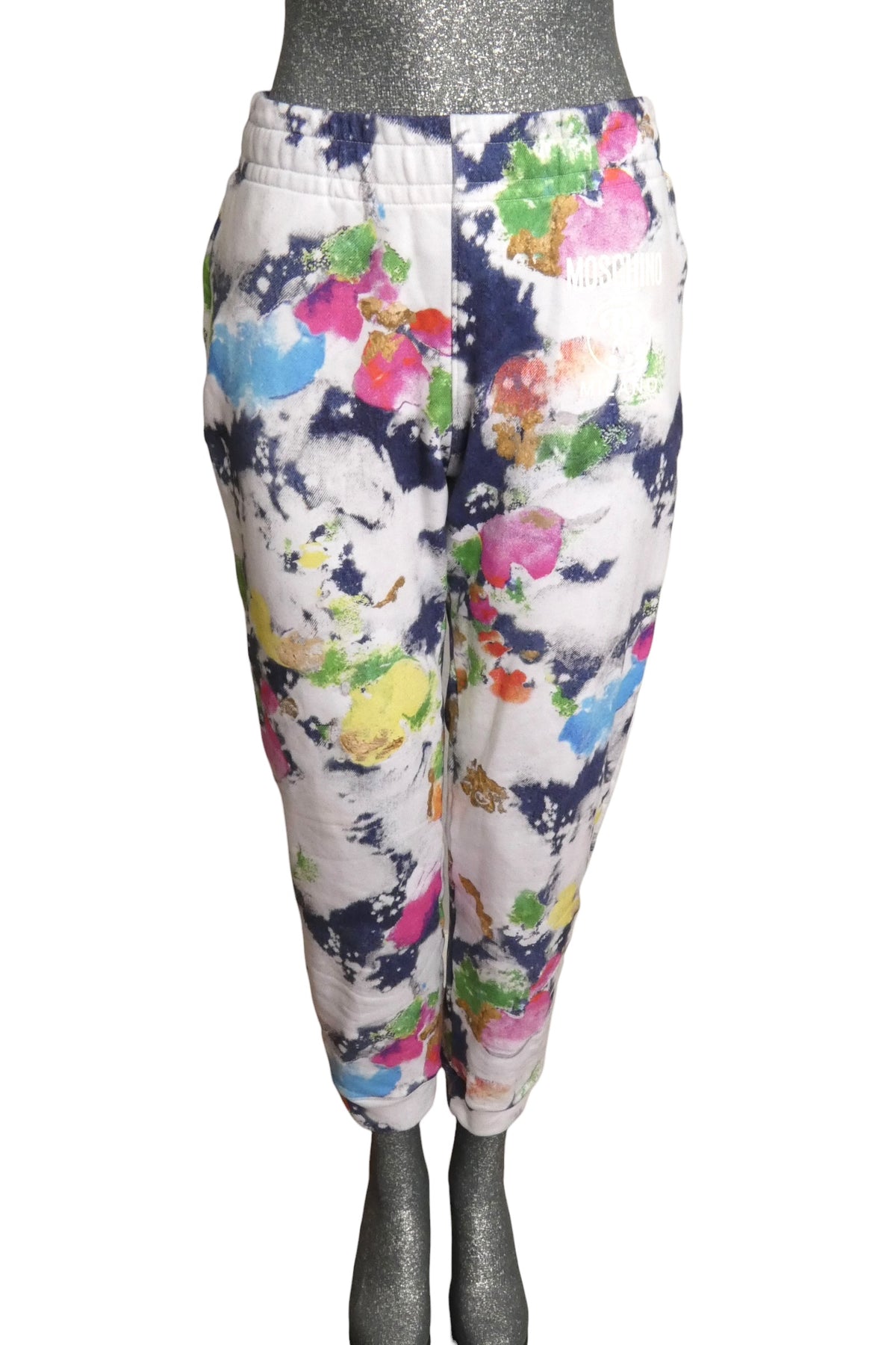 MOSCHINO COUTURE! - 2020 Cotton Print Sweatpants, Size-6