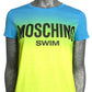 MOSCHINO - 2010s Ombre Swim T-Shirt, Size XXS