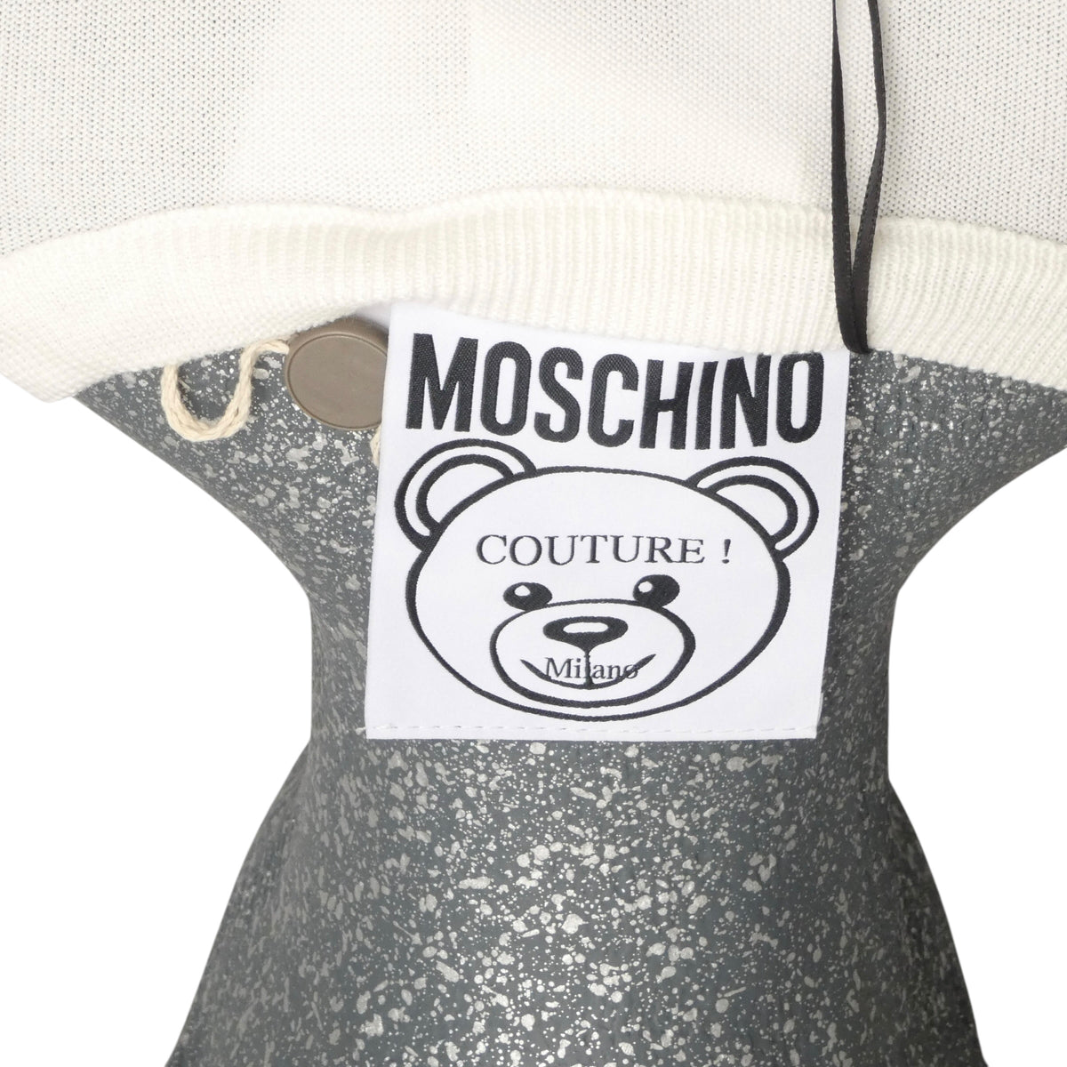 MOSCHINO COUTURE! - 2020 NWT Teddy Vampire Intarsia Fringe Sweater, Multiple Sizes Available