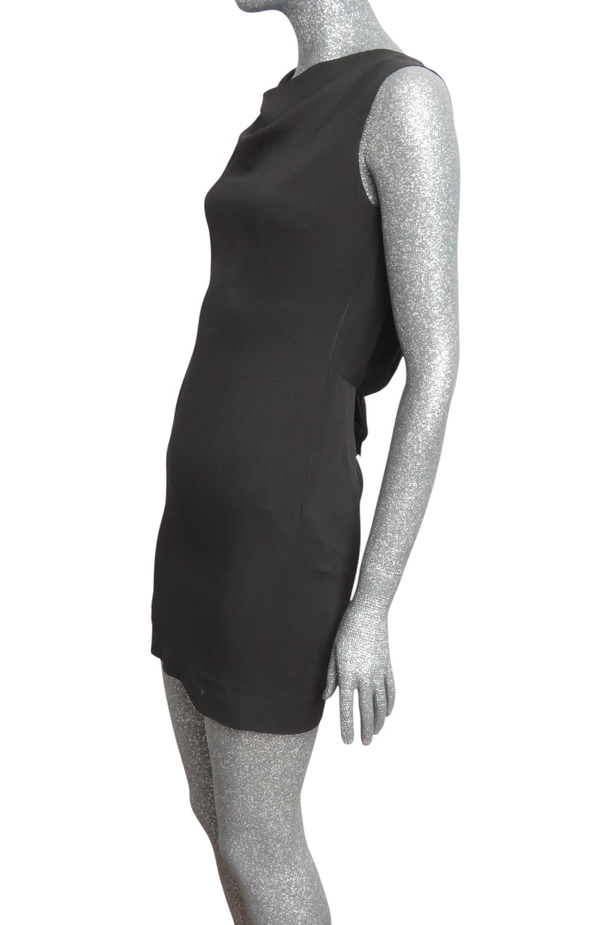 MOSCHINO CHEAP & CHIC - 1990s Reverse Tuxedo Dress, Size-4