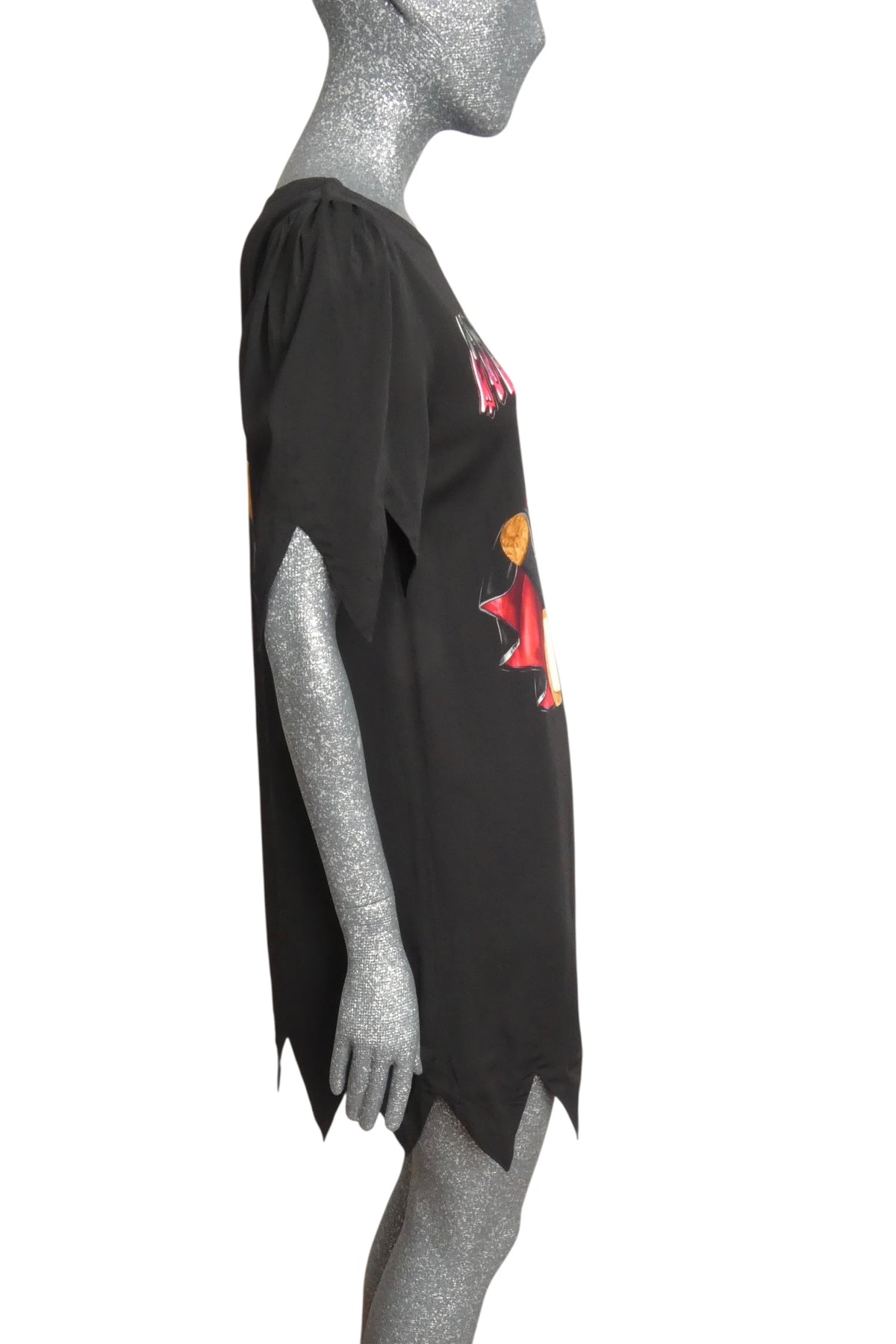 MOSCHINO COUTURE! - 2020 Black Vampire Bear Dress, Size-6