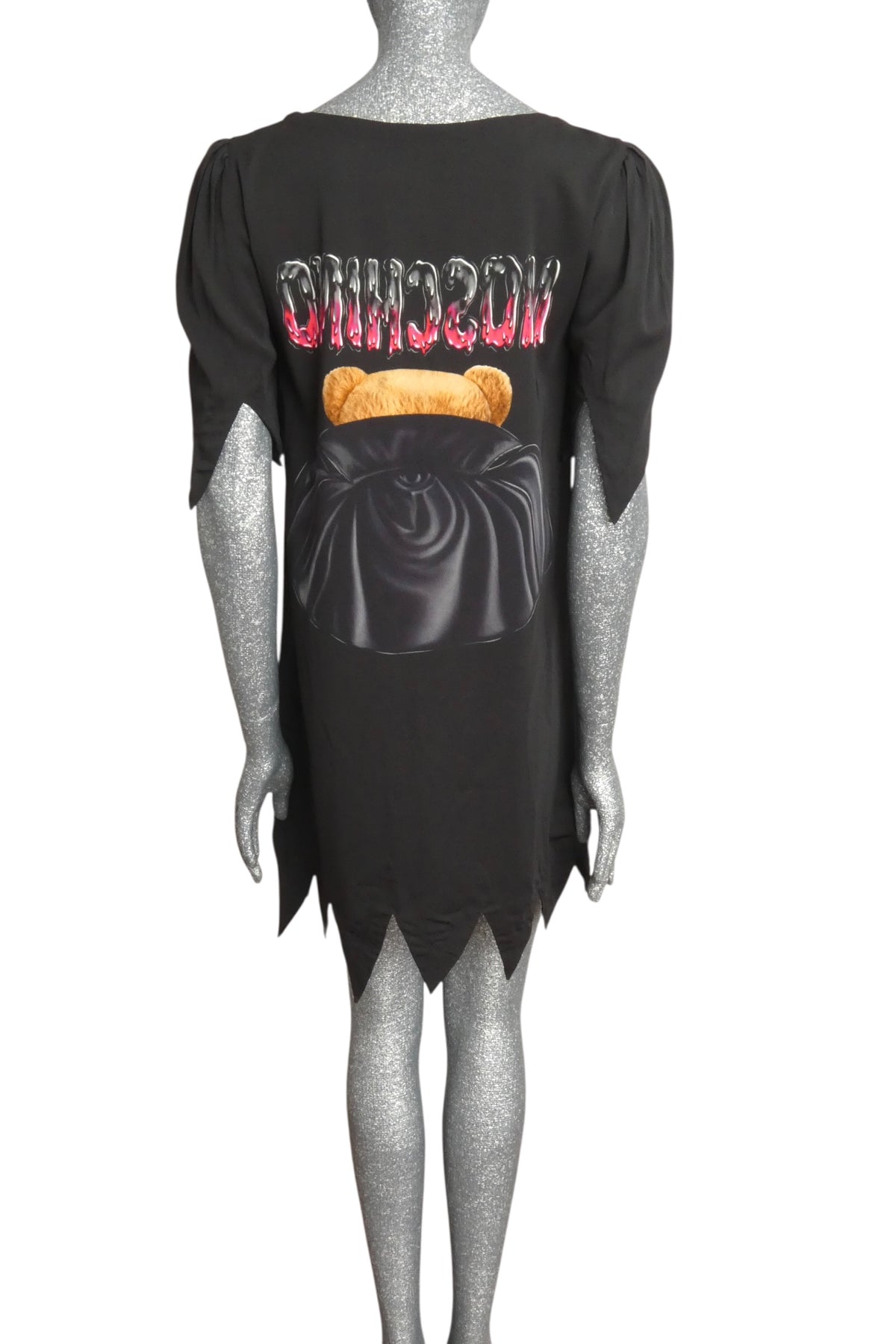 MOSCHINO COUTURE! - 2020 Black Vampire Bear Dress, Size-6