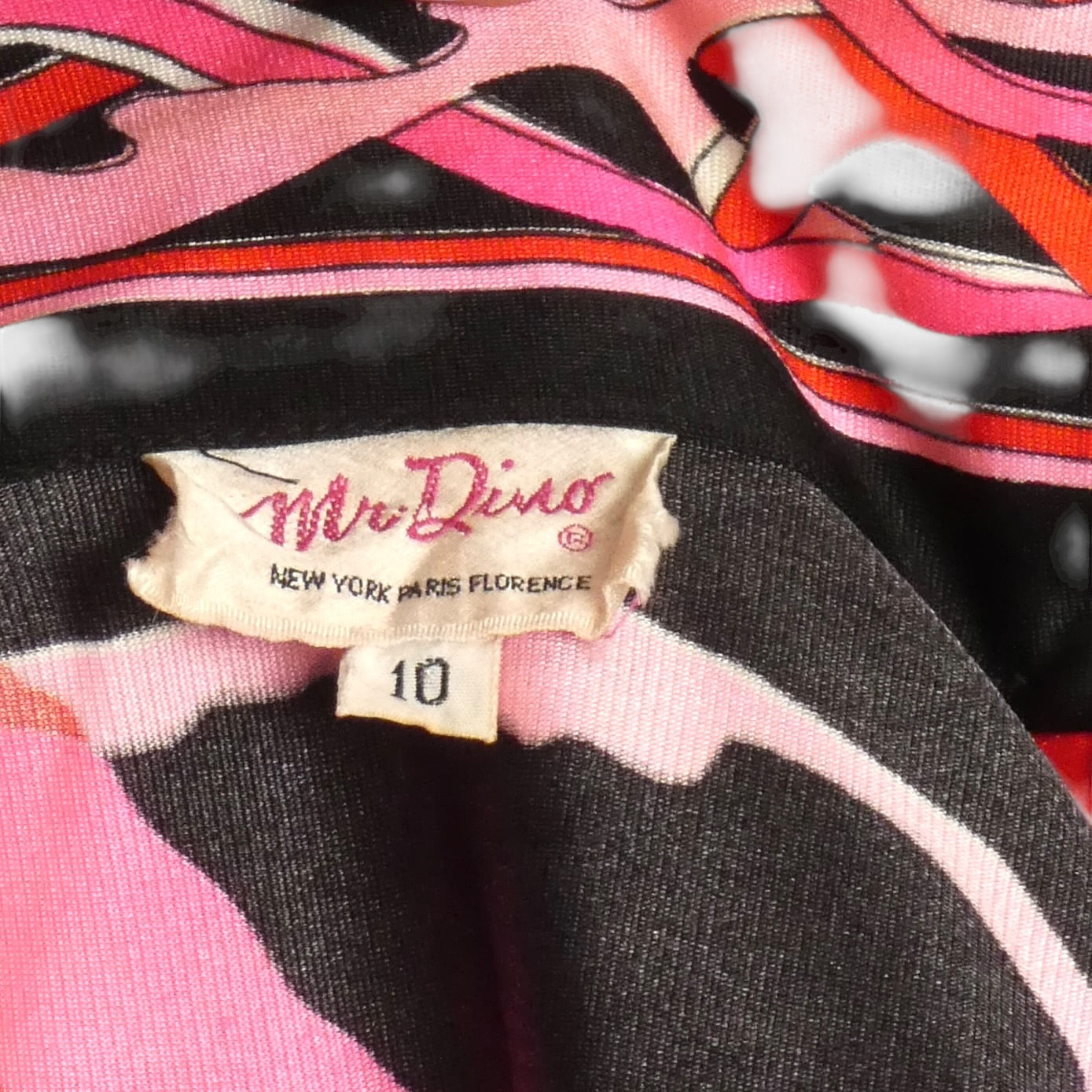 1970s Polyester Knit Floral Blouse, Size-6