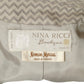 NINA RICCI - 1980s Silver Chevron Blazer, Size-10
