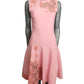 OSCAR DE LA RENTA-2023 Knit Appliqué Dress, Size-Small