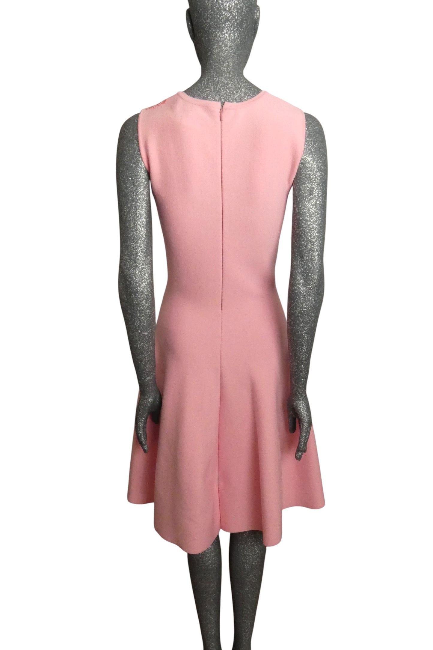 OSCAR DE LA RENTA-2023 Knit Appliqué Dress, Size-Small