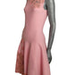 OSCAR DE LA RENTA-2023 Knit Appliqué Dress, Size-Small