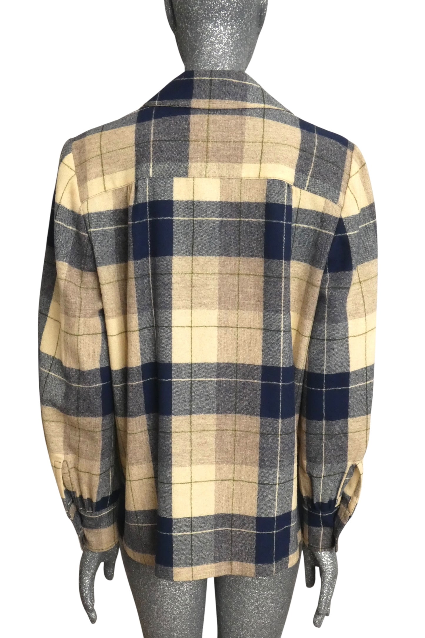 PENDLETON - 1940s Wool Plaid Field Jacket, Size-10