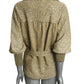 PIERRE CARDIN- 1970s Green Wool Tweed & Knit Coat, Size-6