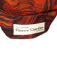 PIERRE CARDIN HERITAGE - 1980s Orange Printed Satin Ensemble, Size-6