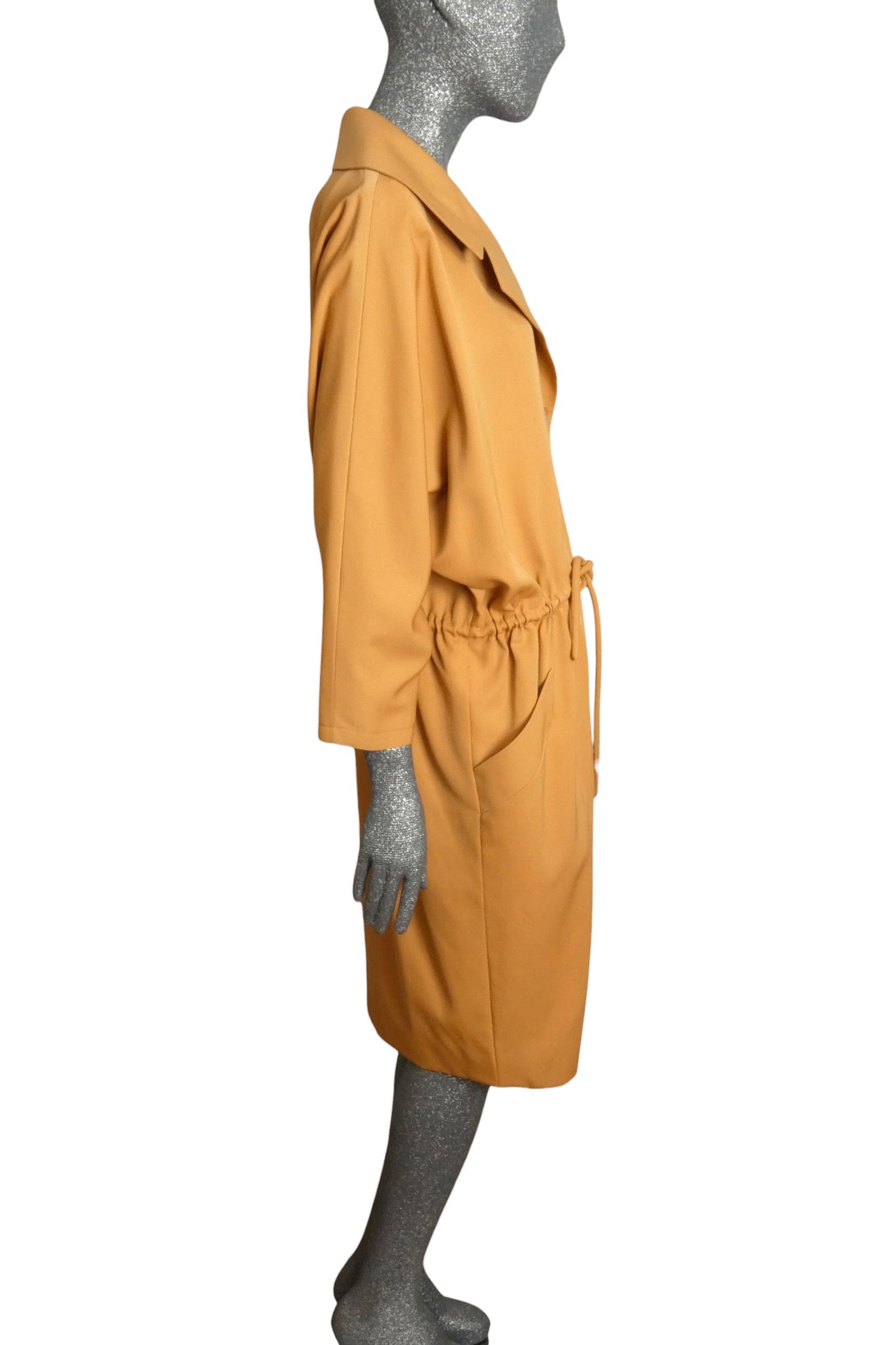 PIERRE CARDIN - 1987 Gabardine Sac Dress, Size-8