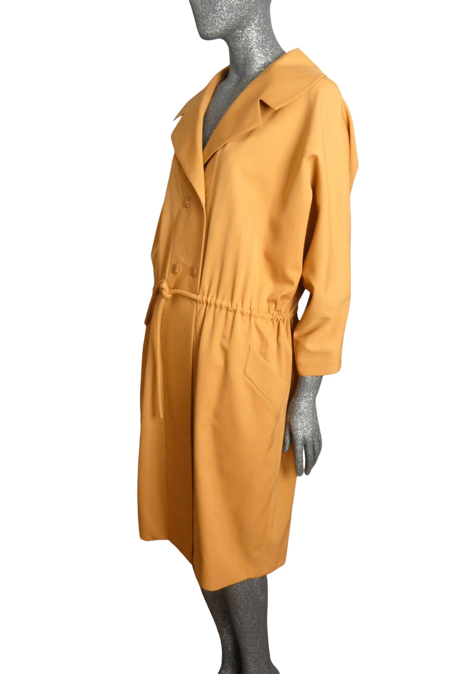 PIERRE CARDIN - 1987 Gabardine Sac Dress, Size-8