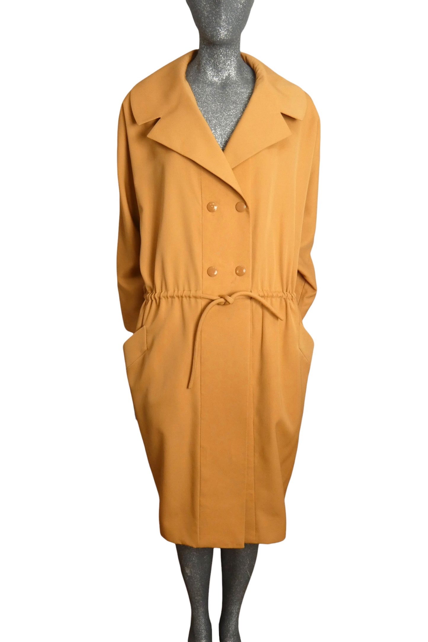 PIERRE CARDIN - 1987 Gabardine Sac Dress, Size-8