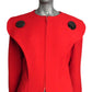 PIERRE CARDIN HAUTE COUTURE - 1993 Wool Crepe Jacket, Size-8