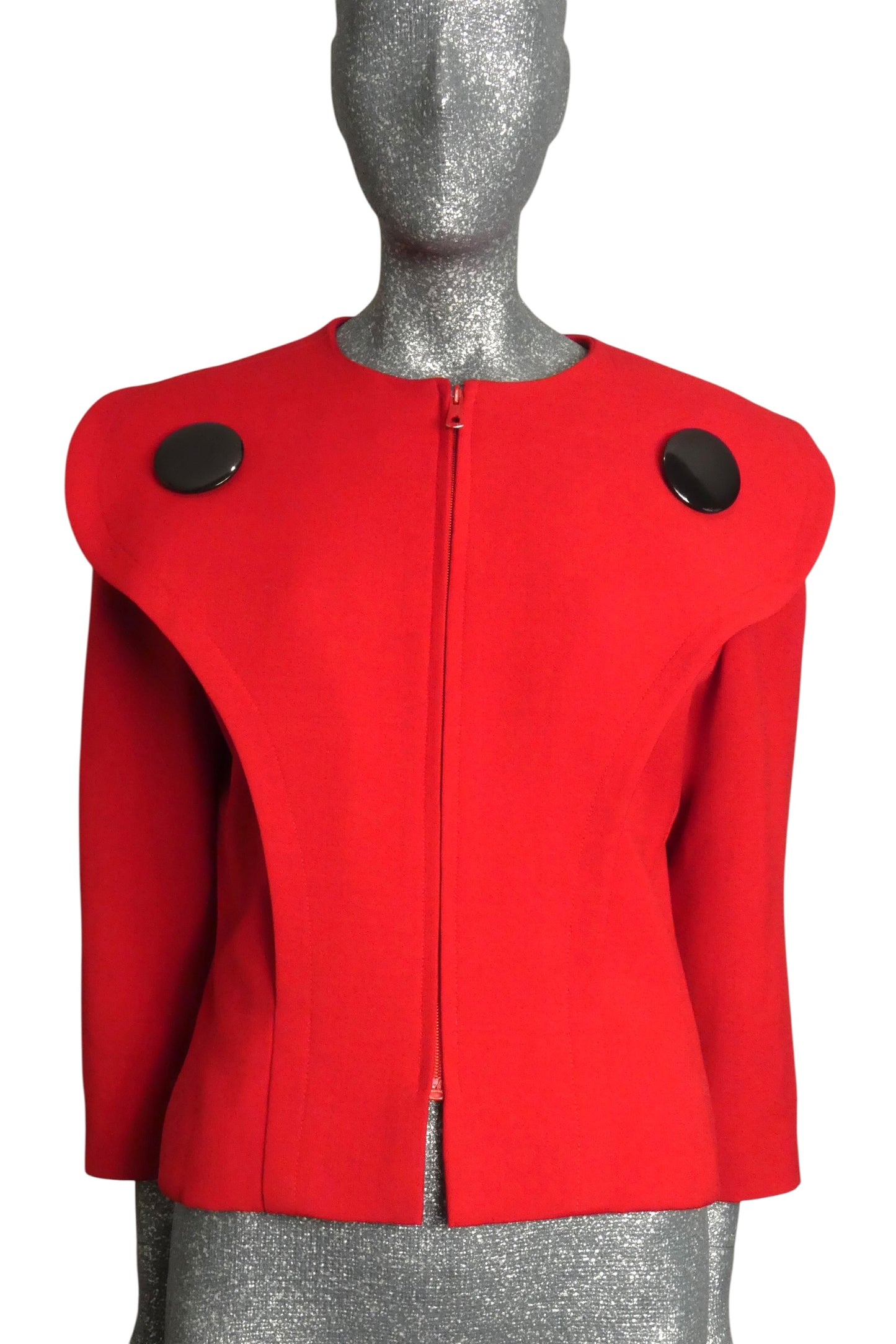 PIERRE CARDIN HAUTE COUTURE - 1993 Wool Crepe Jacket, Size-8
