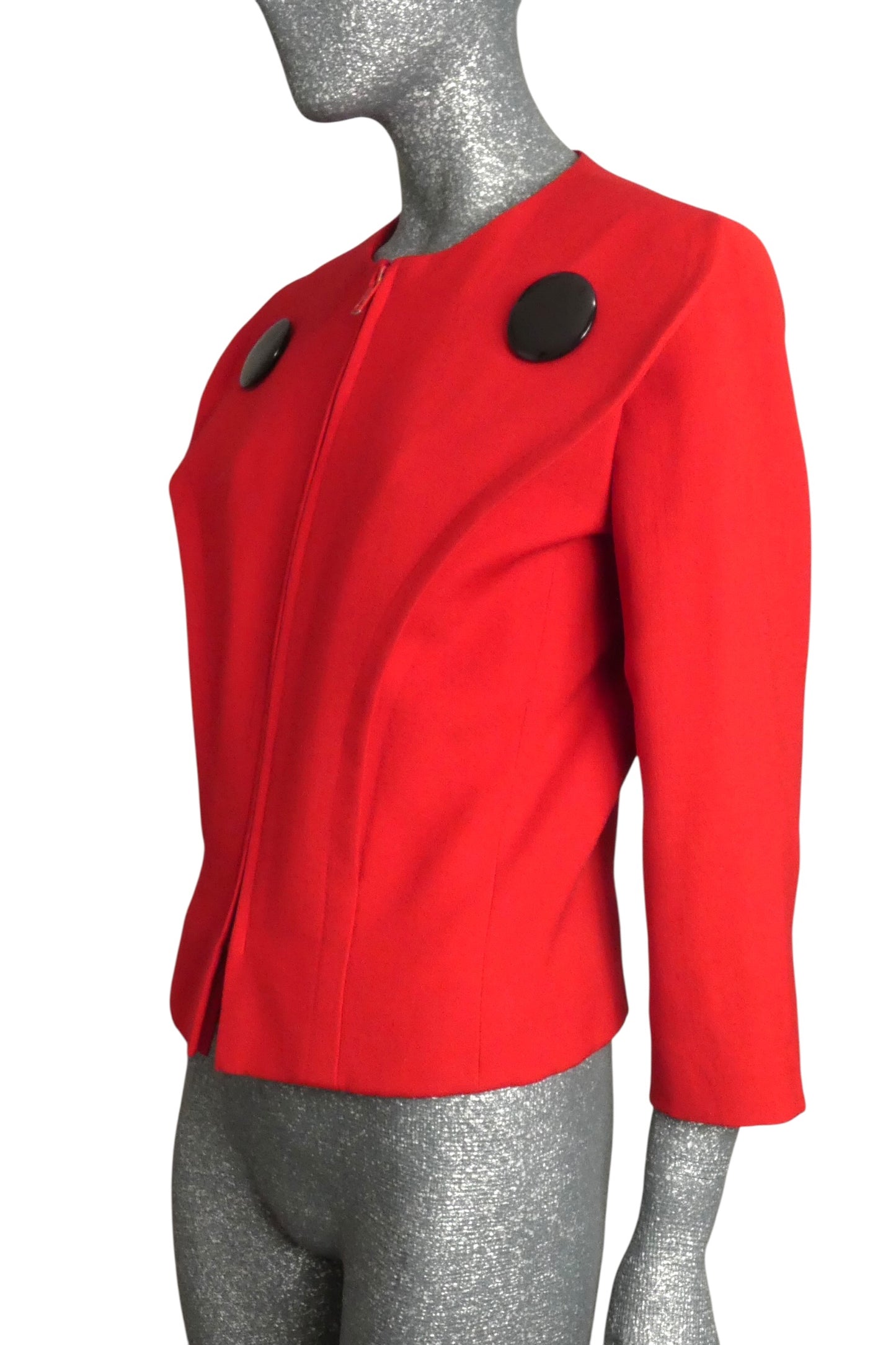 PIERRE CARDIN HAUTE COUTURE - 1993 Wool Crepe Jacket, Size-8