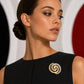 PIERRE CARDIN - 2000 Gold & Silver Metal Spiral Brooch
