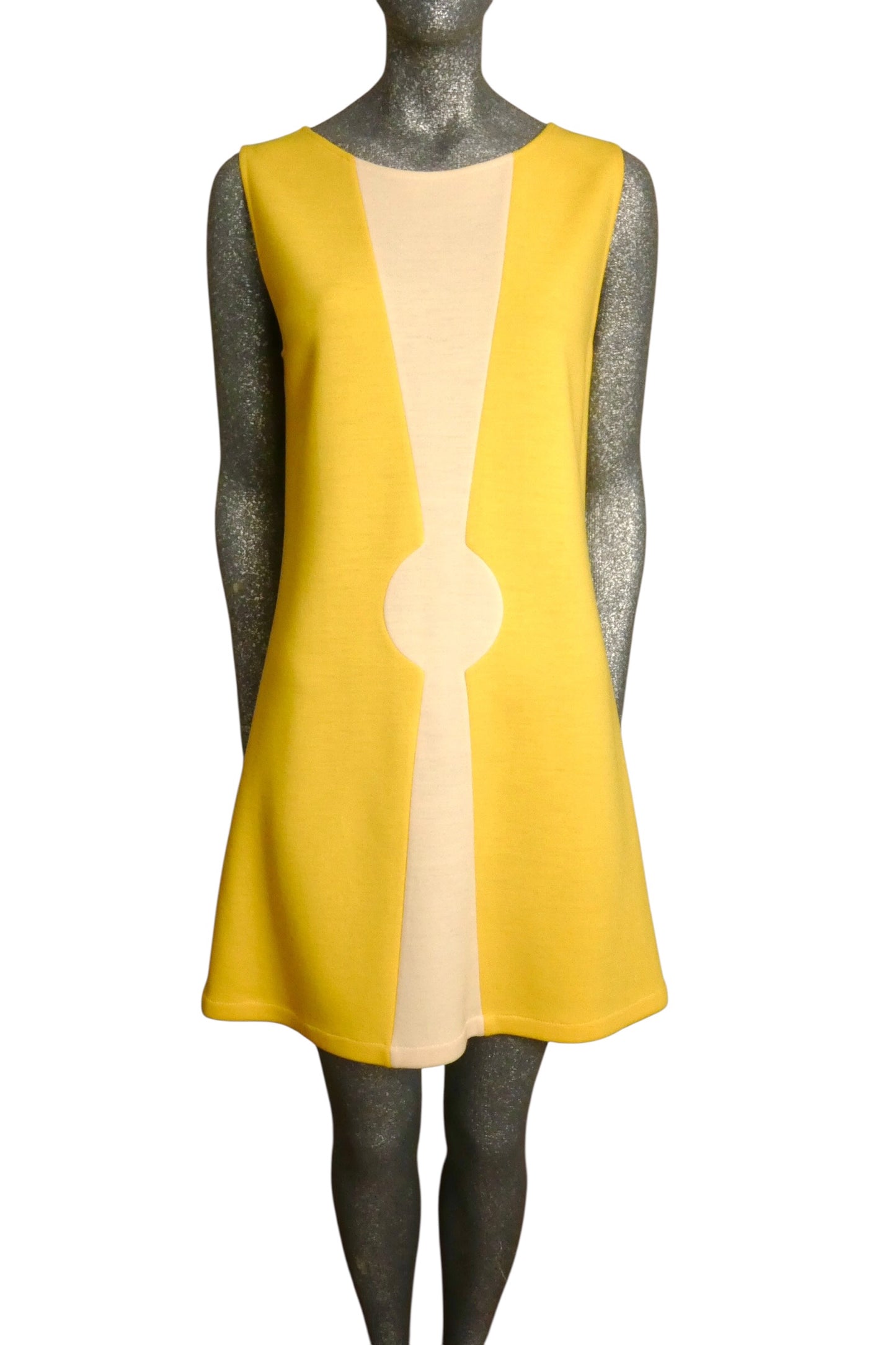 PIERRE CARDIN - 2003 Wool Knit Shift Dress, Size-6