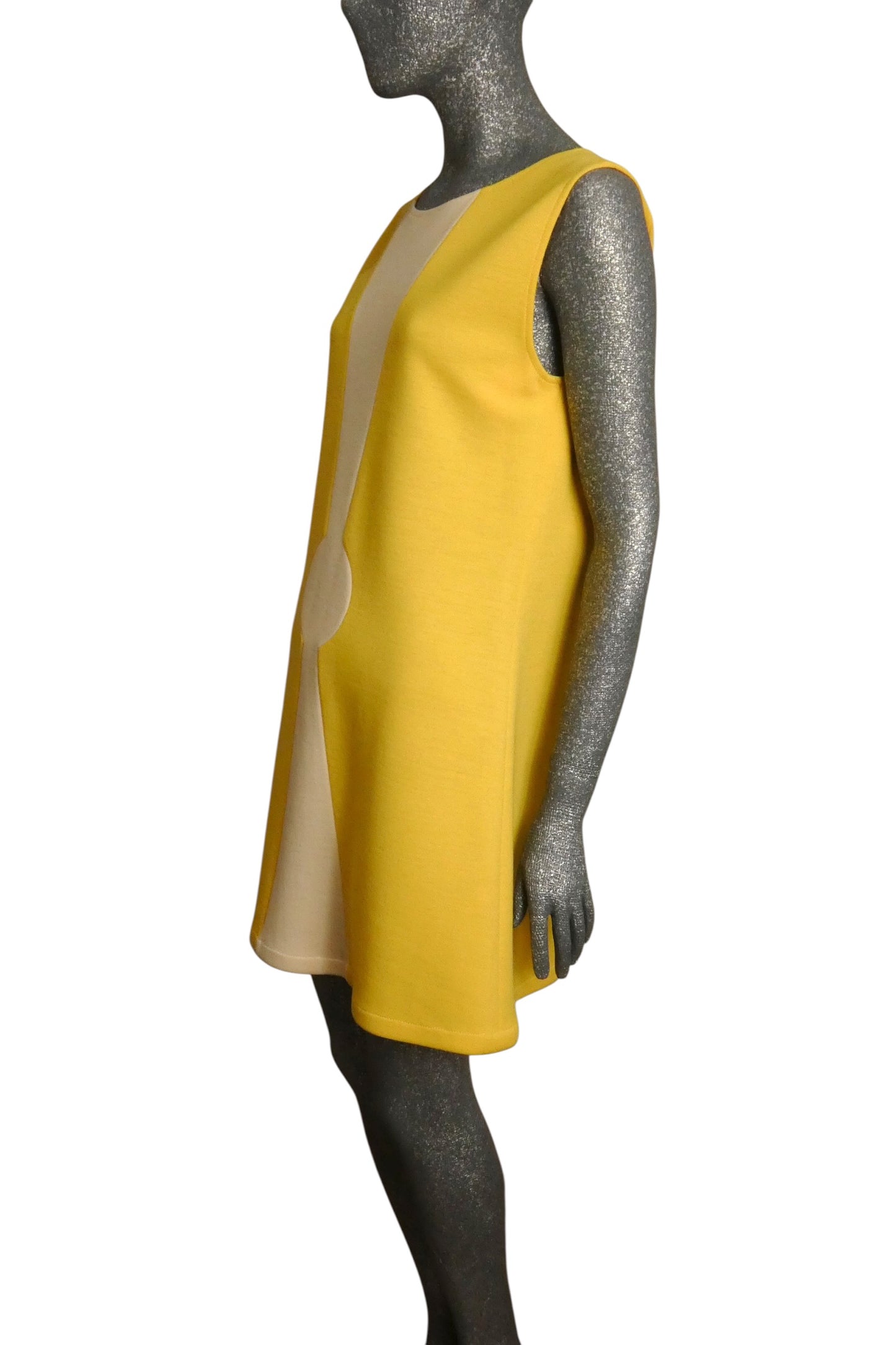 PIERRE CARDIN - 2003 Wool Knit Shift Dress, Size-6