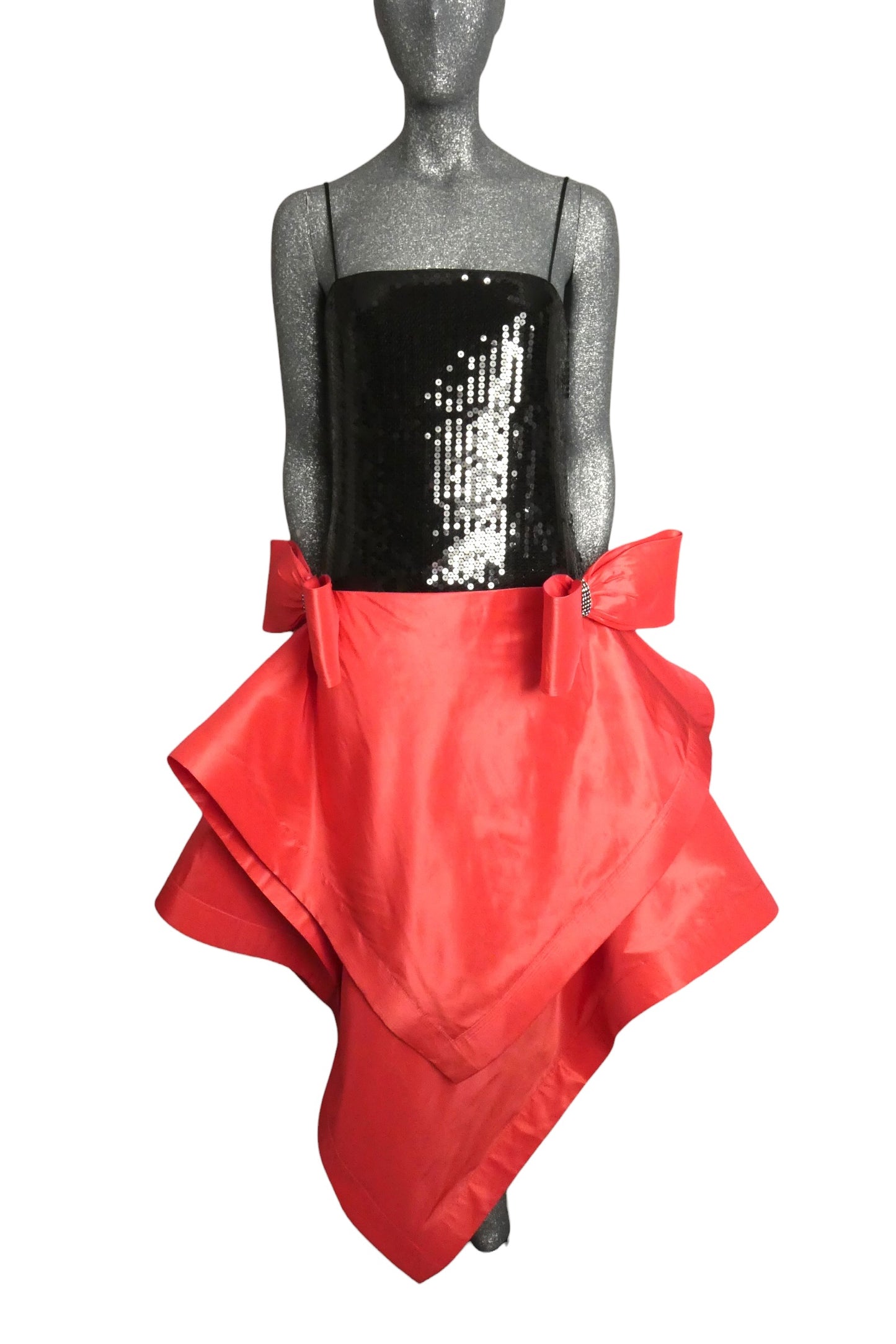 PIERRE CARDIN -  2005 Sequin & Taffeta Evening Gown, Size-4