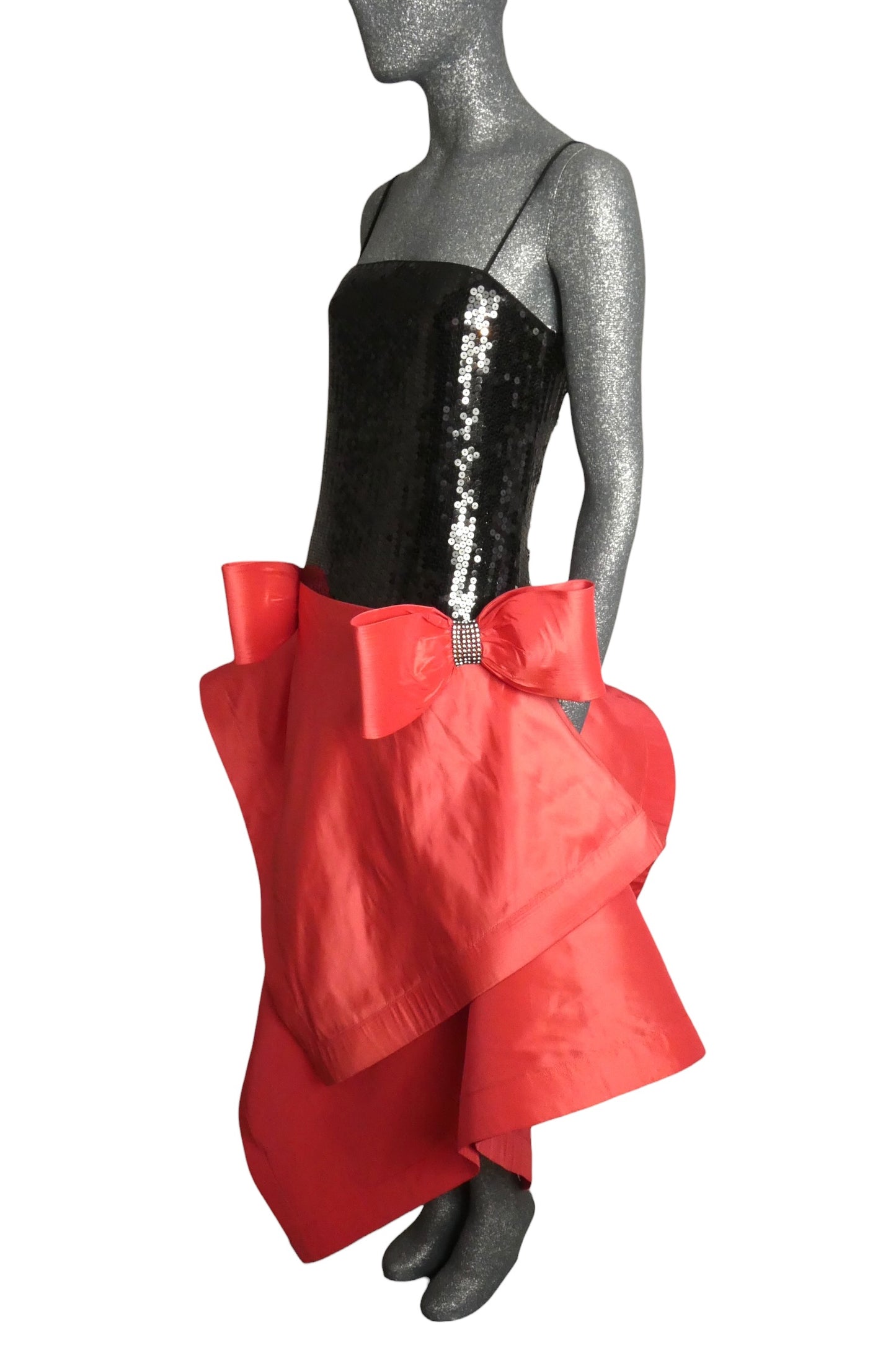 PIERRE CARDIN -  2005 Sequin & Taffeta Evening Gown, Size-4