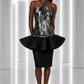 PIERRE CARDIN - 2003 Velvet & Satin 2pc Ensemble, Size-6