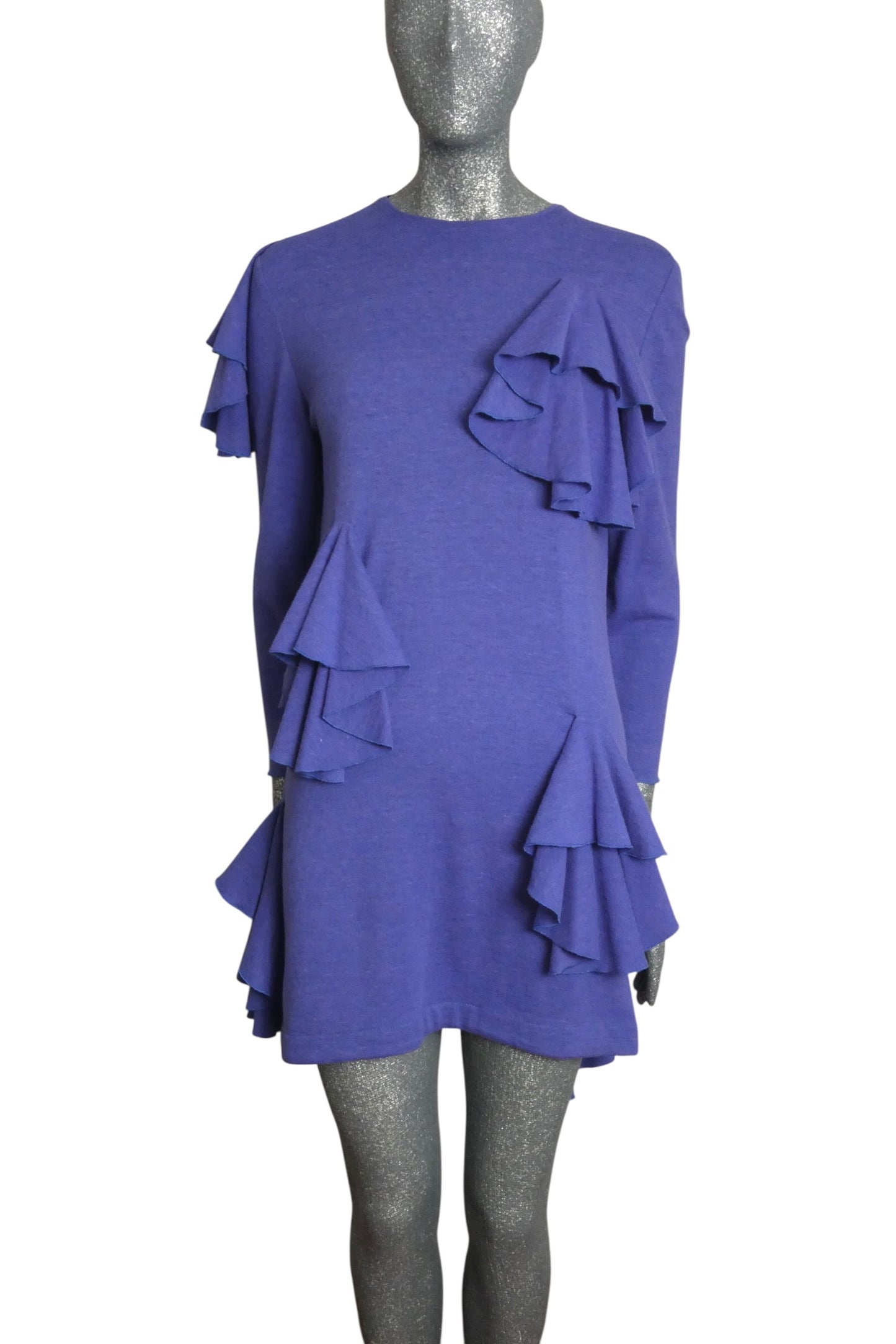 PIERRE CARDIN - 2009 Wool Knit Handkerchief Dress, Size-6