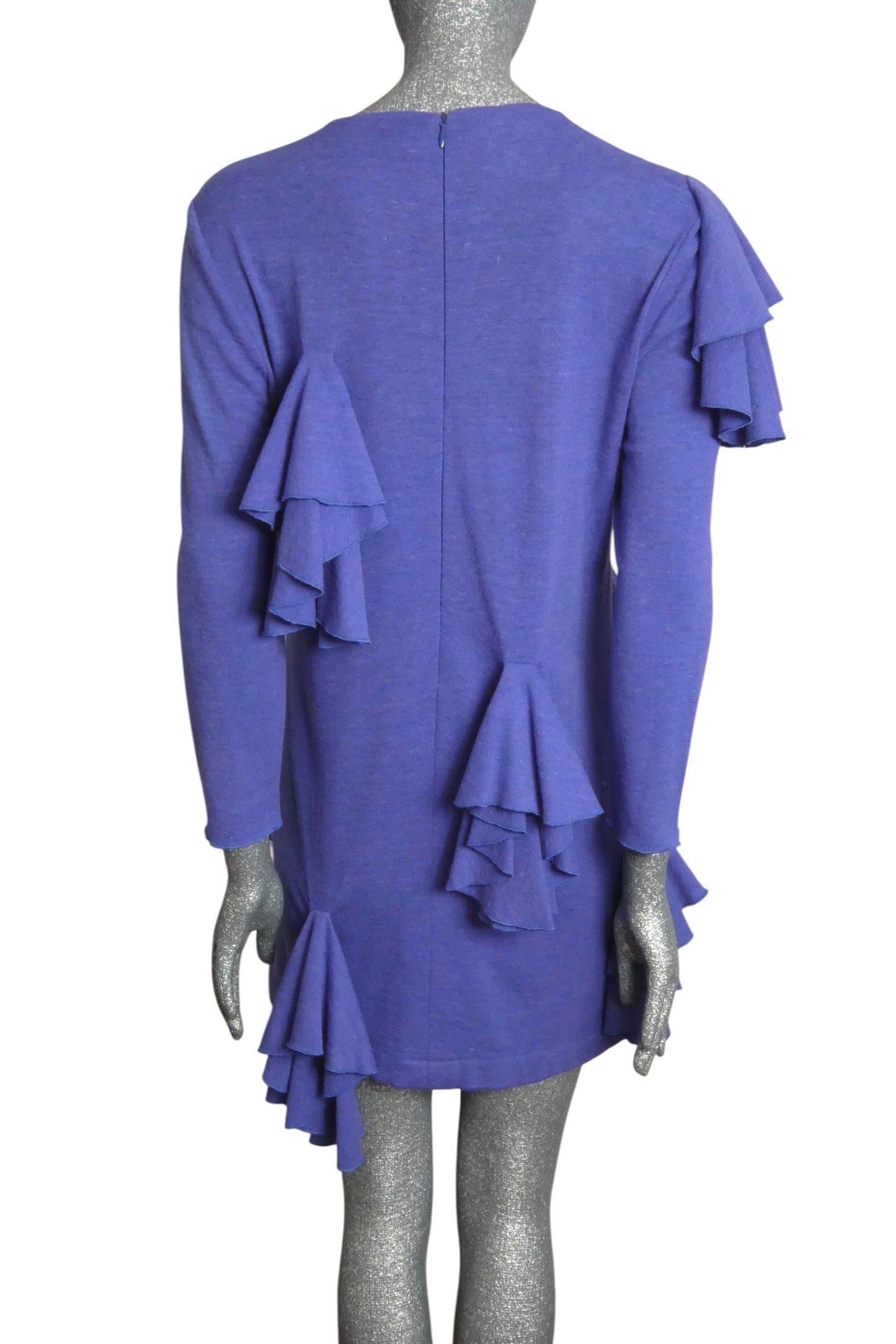 PIERRE CARDIN - 2009 Wool Knit Handkerchief Dress, Size-6