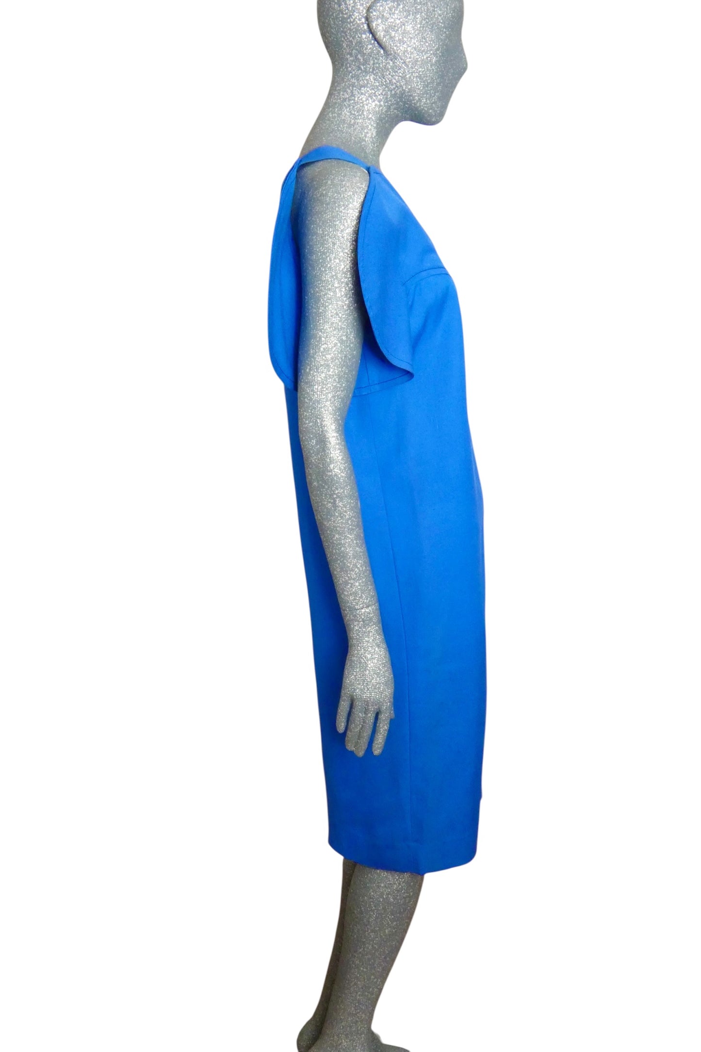 PIERRE CARDIN - 1980s Blue Cotton Sundress, Size-6