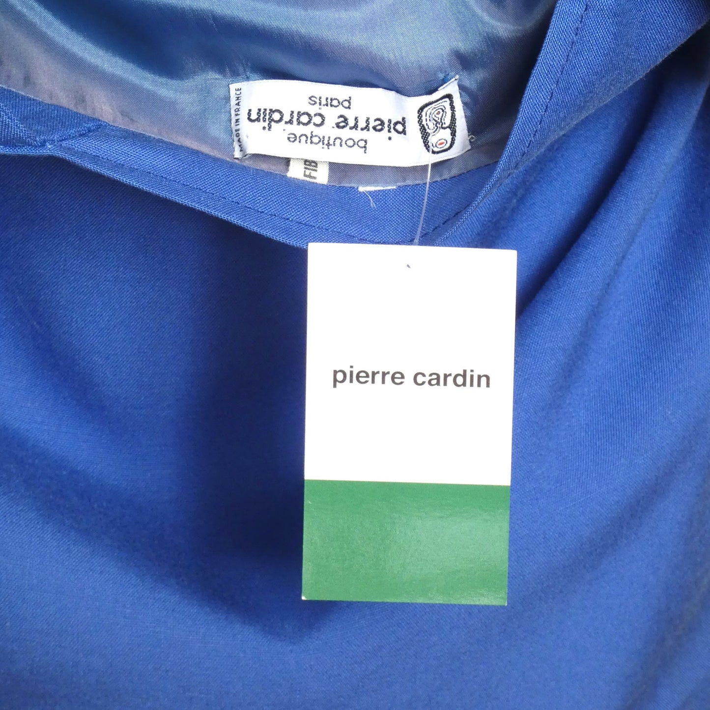 PIERRE CARDIN - 1980s Blue Cotton Sundress, Size-6