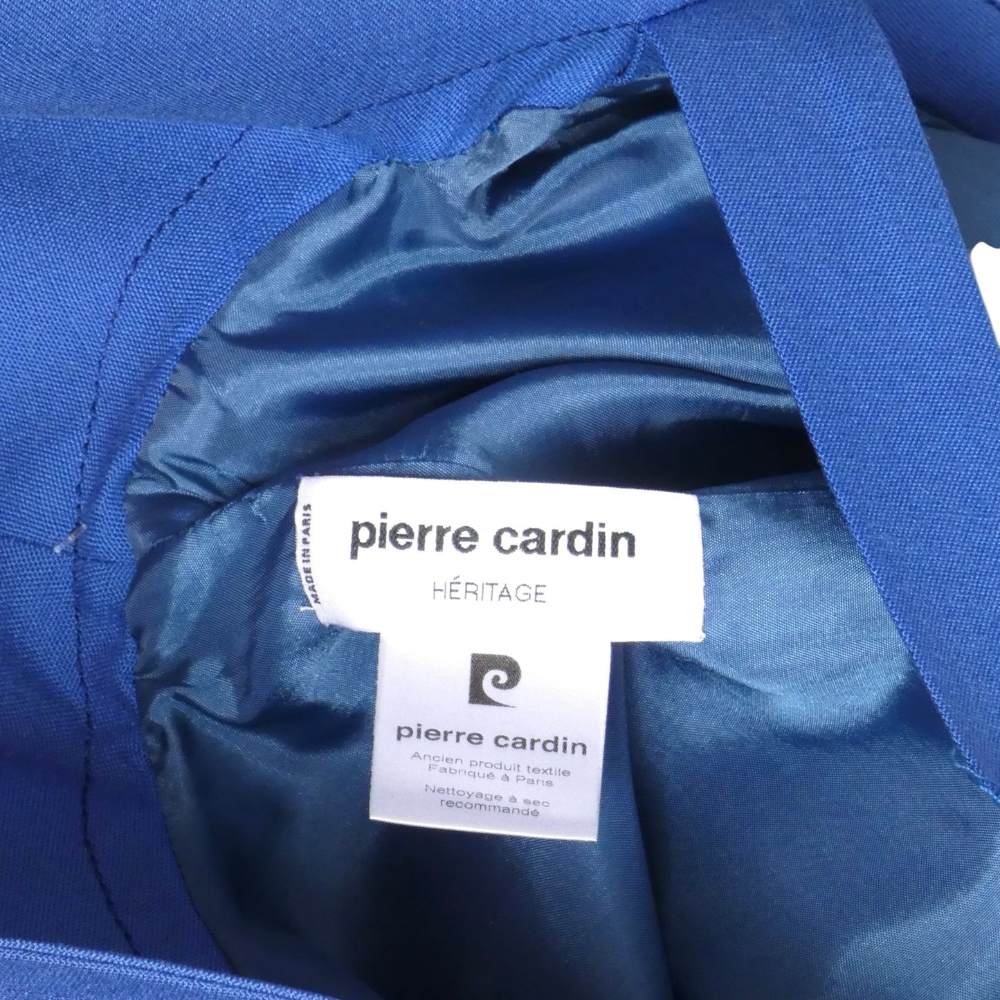 PIERRE CARDIN - 1980s Blue Cotton Sundress, Size-6