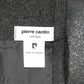 PIERRE CARDIN- 1982 Black Leather & Grey Wool Coat, Size-10