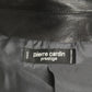 PIERRE CARDIN- 1982 Black Leather & Grey Wool Coat, Size-10