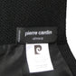 PIERRE CARDIN - 2008 Black & Blue Wool Cape Coat, Size-10