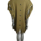 PIERRE CARDIN - 1980s Wool Knit Fringe Tunic, Size-8