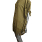 PIERRE CARDIN - 1980s Wool Knit Fringe Tunic, Size-8