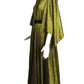 PIERRE CARDIN - 2005 Olive Taffeta Overdress, Size-6