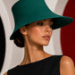 PIERRE CARDIN - 1986 Jade Wool Felt Hat