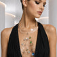 PIERRE CARDIN - 1970 Acrylic Hinged Necklace