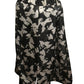 PIERRE CARDIN - 1990s Black & White Organza Skirt, Size-8