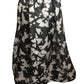 PIERRE CARDIN - 1990s Black & White Organza Skirt, Size-8