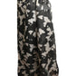 PIERRE CARDIN - 1990s Black & White Organza Skirt, Size-8