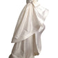 PIERRE CARDIN- 2005 Ivory Silk Taffeta Overskirt, Size-6