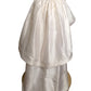 PIERRE CARDIN- 2005 Ivory Silk Taffeta Overskirt, Size-6