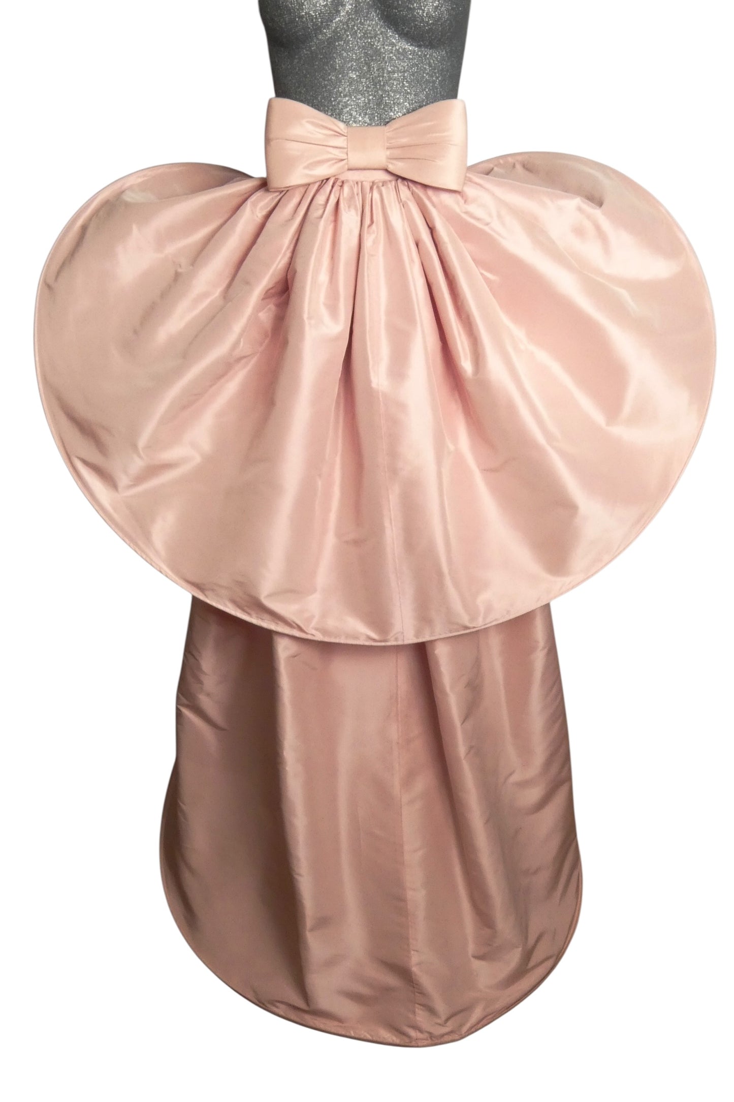 PIERRE CARDIN - 2005 Pink Taffeta Hoop Overskirt, Size-4/6