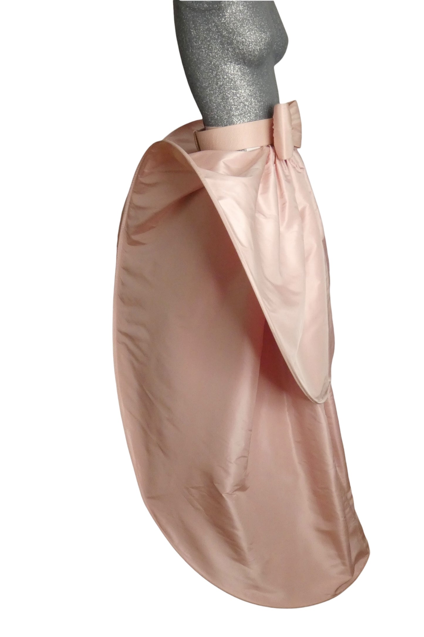 PIERRE CARDIN - 2005 Pink Taffeta Hoop Overskirt, Size-4/6