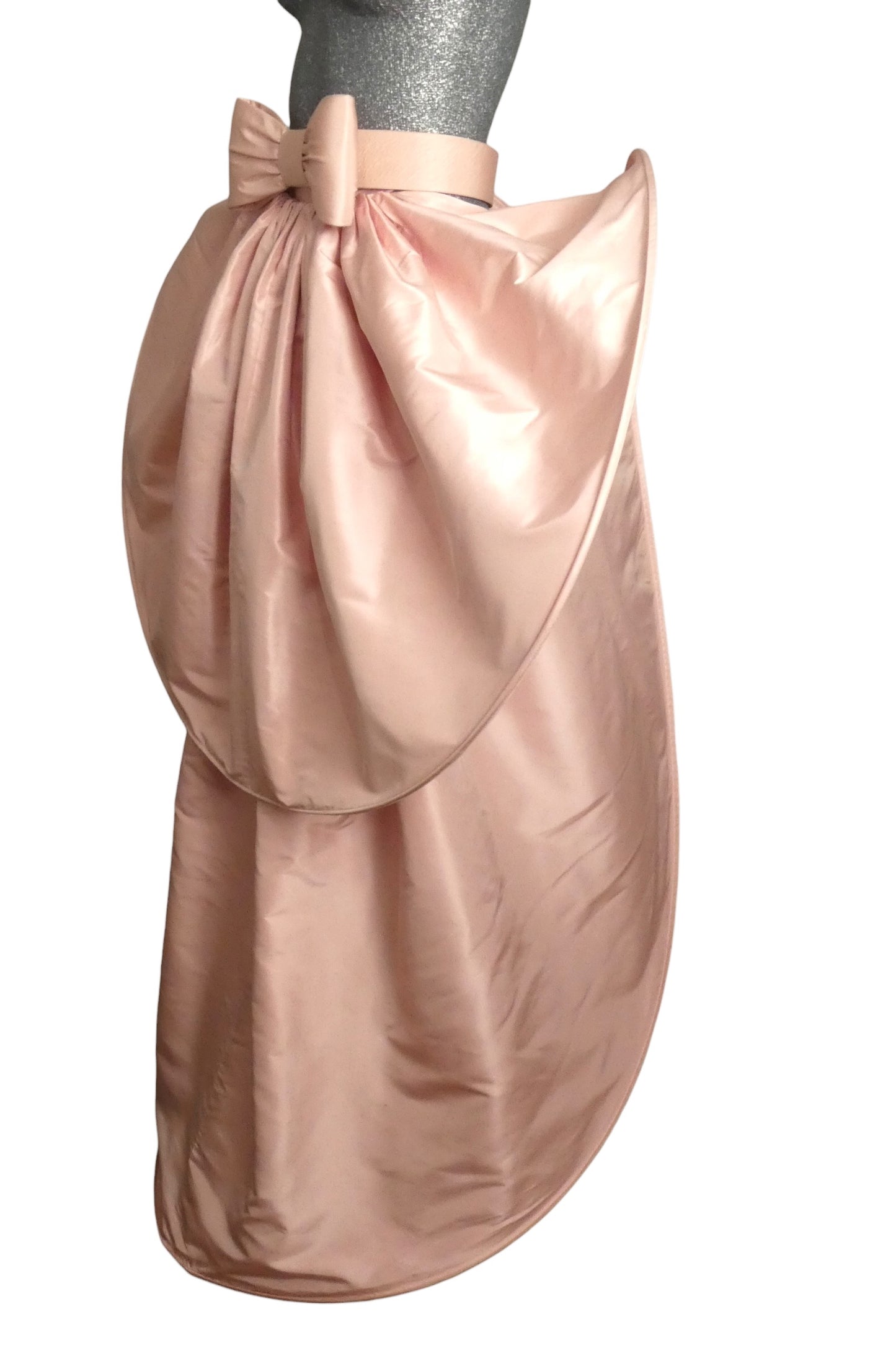PIERRE CARDIN - 2005 Pink Taffeta Hoop Overskirt, Size-4/6
