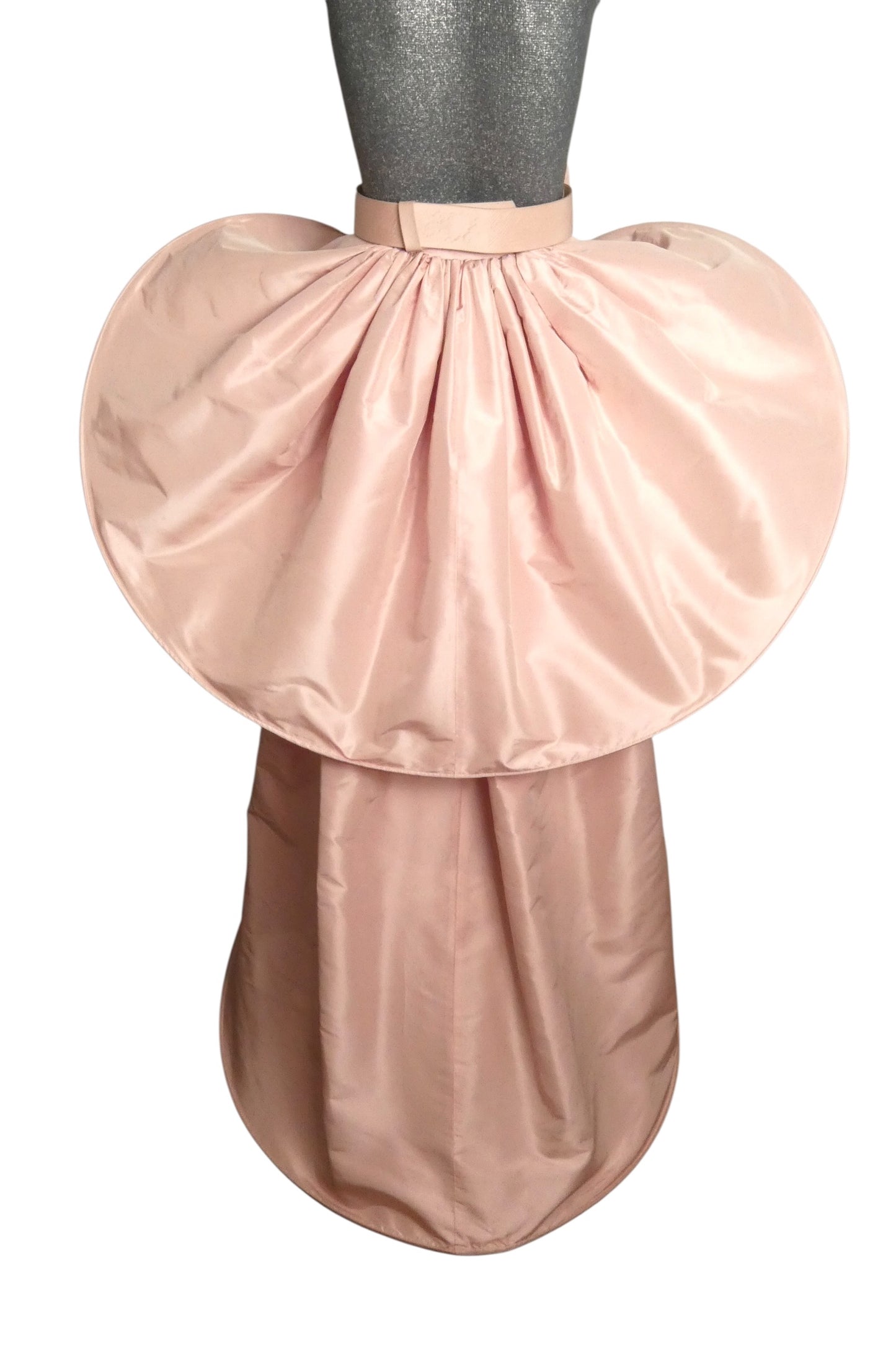 PIERRE CARDIN - 2005 Pink Taffeta Hoop Overskirt, Size-4/6