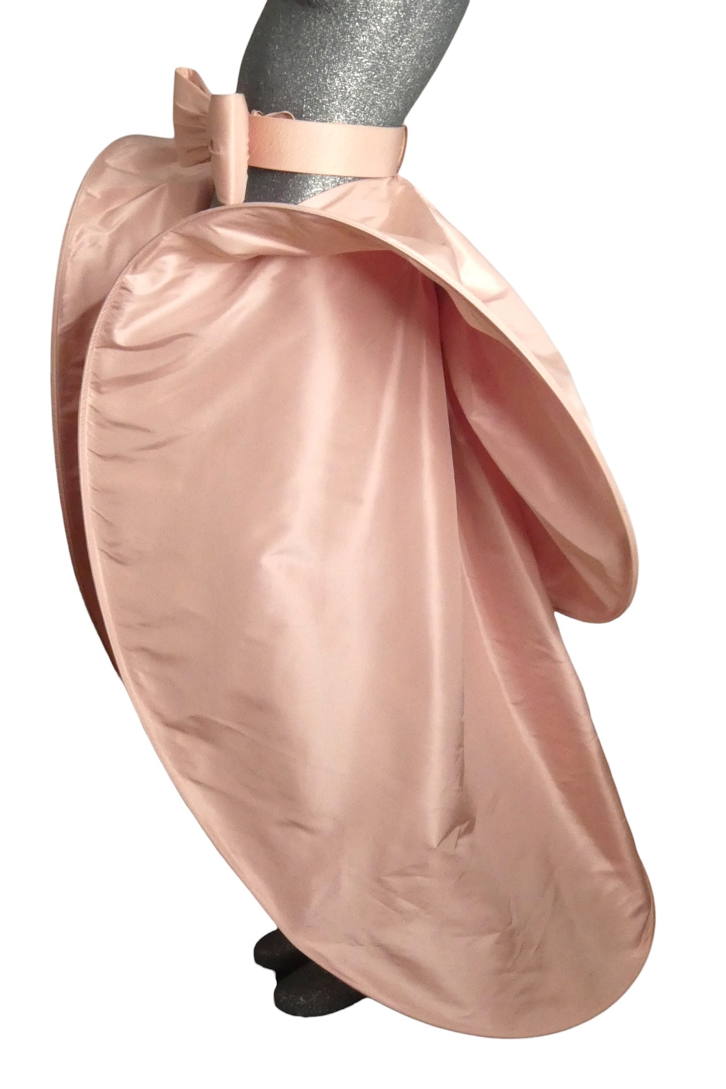 PIERRE CARDIN - 2005 Pink Taffeta Hoop Overskirt, Size-4/6