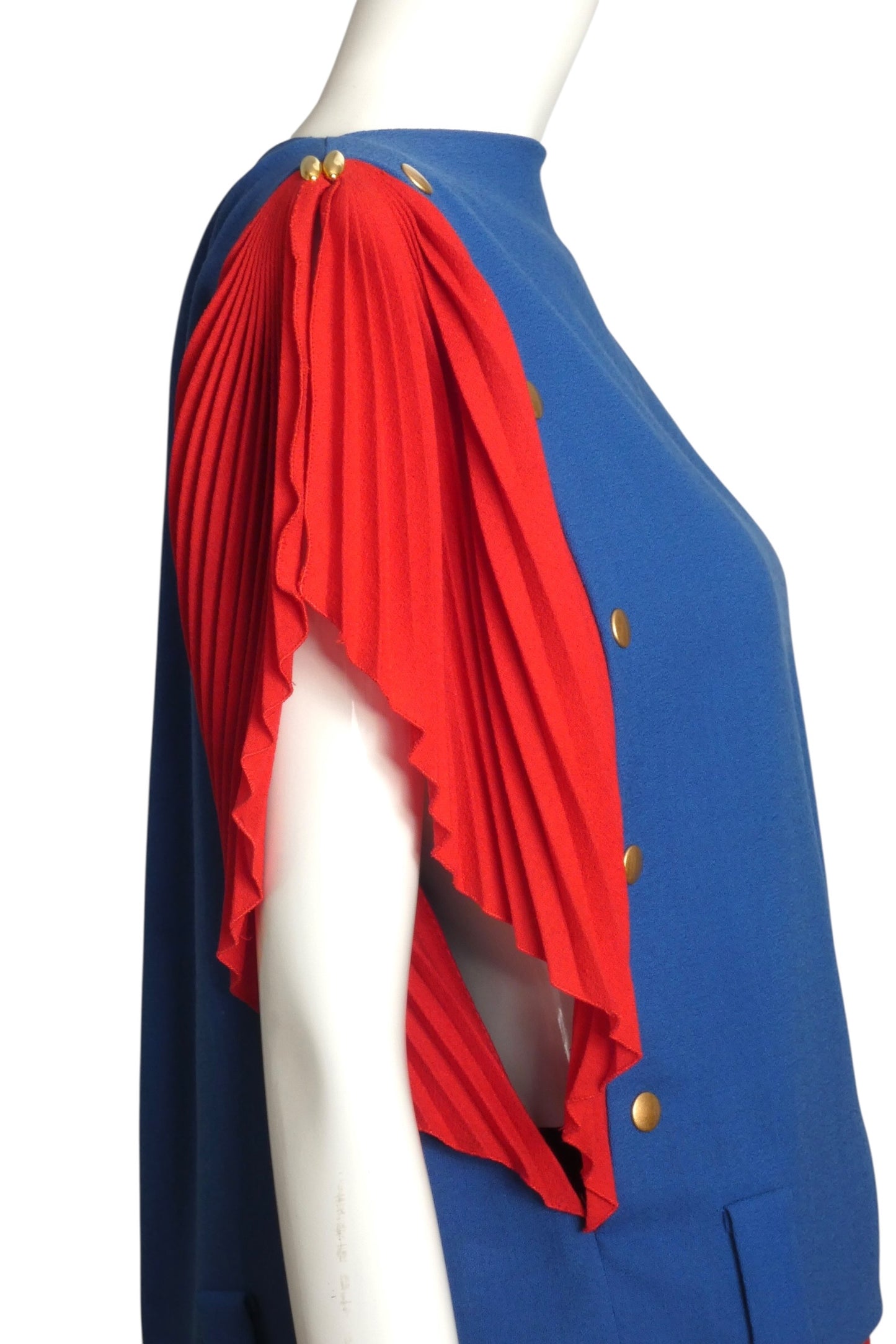 PIERRE CARDIN HAUTE COUTURE- 1985 Fabric Block Skirt Suit, Size-6
